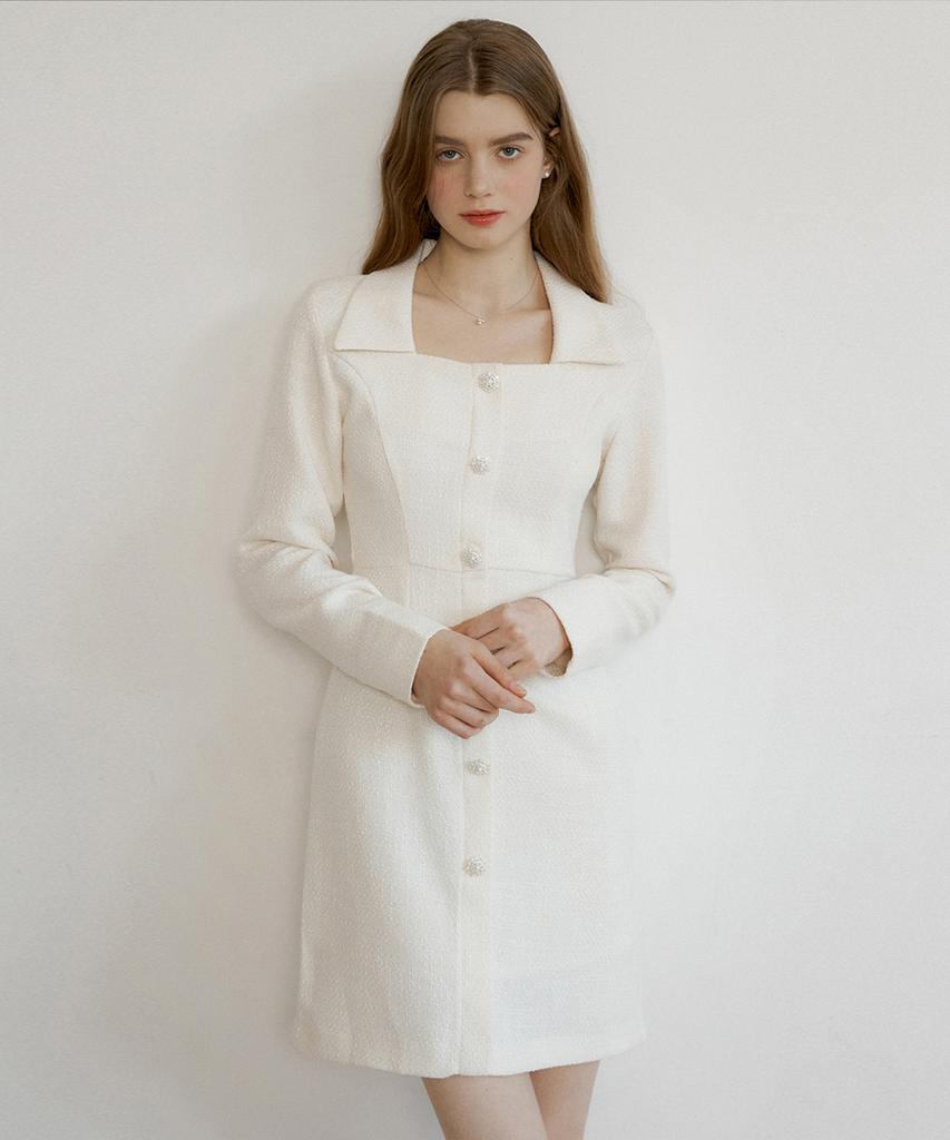 REORG Ranun Tweed Ops Ivory