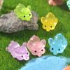 Cute Cartoon Figure Lying On The Ground, Glow-in-the-dark Little Elephant, Resin Handicraft Landscape Decoration Desktop Ornament