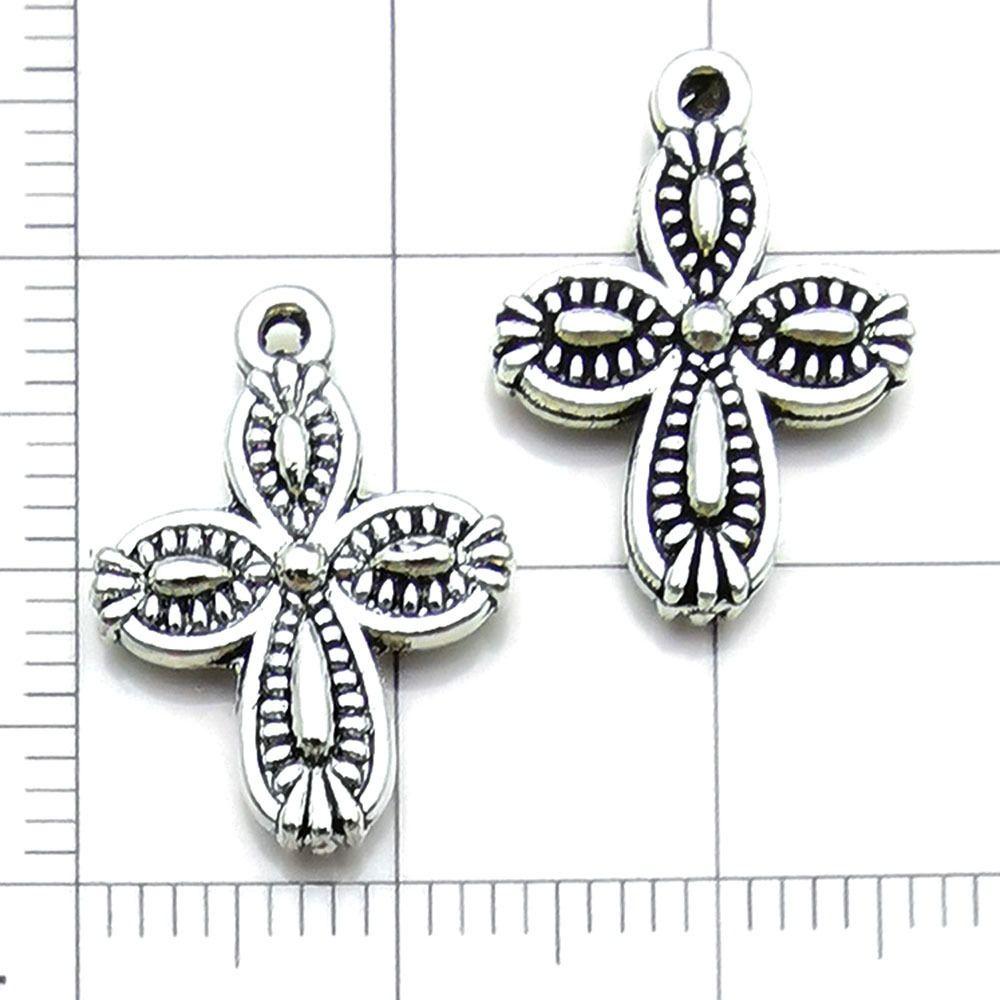 20Pcs DIY Bracelets Jewelry Making Materials Handcrafts Cross Charms Pendants  Jewelry Design