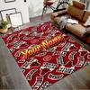 Chicago Bulls Design Area Rug Personalized Name- Non-Slip, Soft & Cozy Floor Mat for Living Room, Office - Indoor/Outdoor Carpet