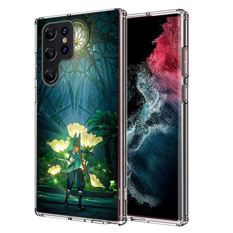 Genshin Impact Tighnari Capa Phone Case For Samsung S26 Ultra S25 Edge Galaxy S23 S21 S20 S24 FE S22 S10 Plus Cover Clear TPU Sh