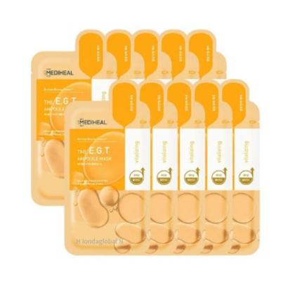 Высококонцентрированная питательная маска Easy Tea Ampoule, упаковка 10 листов