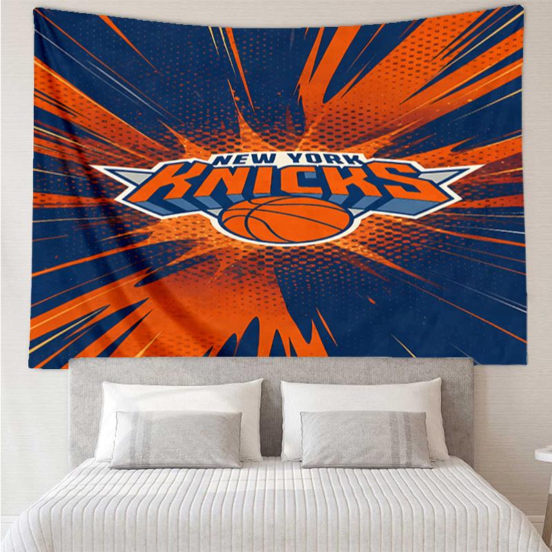 Knicks logo Tapestry for Bedroom Aesthetic Classroom Tapestries Wall Hanging for Living Room Dorm Office,Ideal Creative Gift