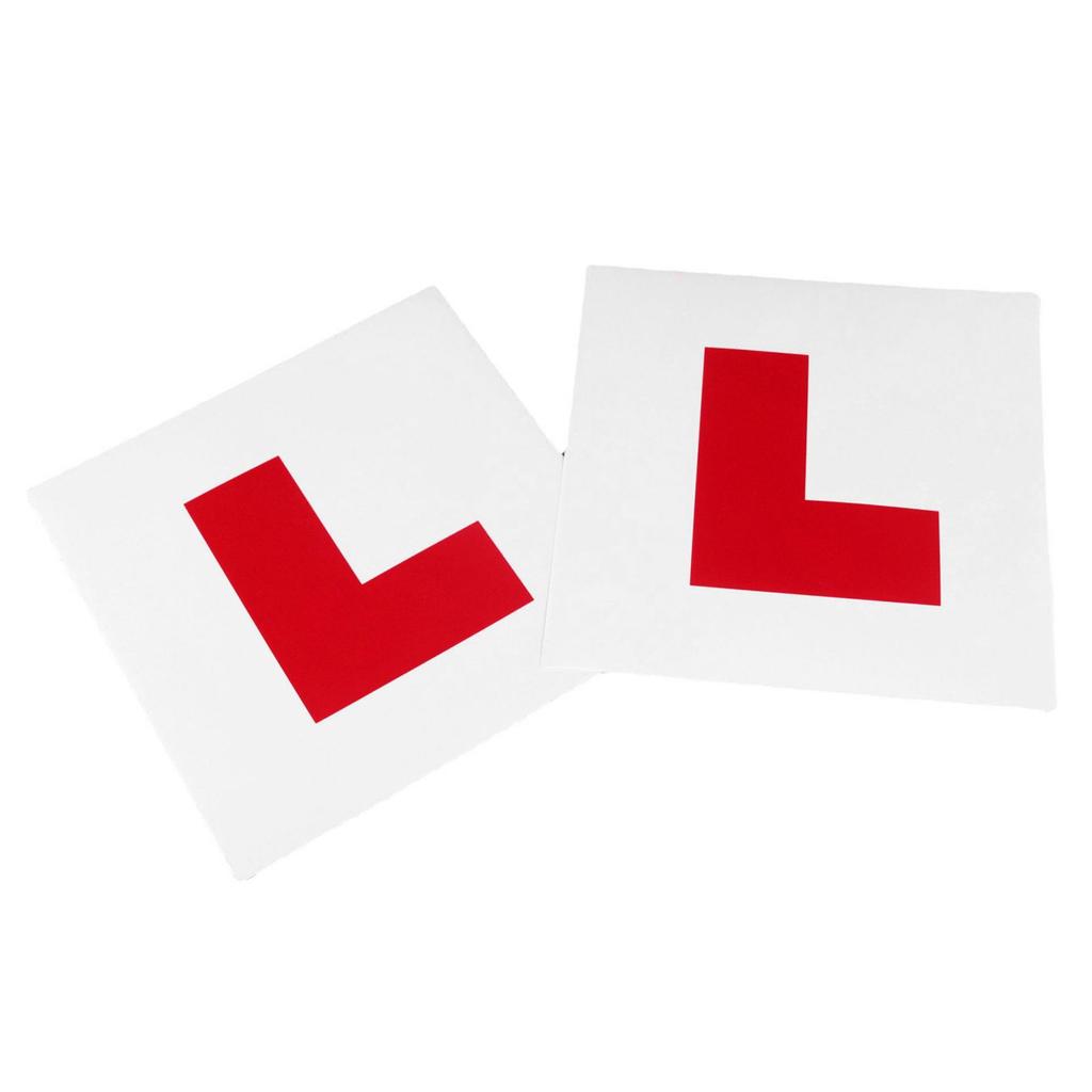 Прочная автомобильная самоклеящаяся наклейка для ученика, новая табличка со знаком водителя, водостойкая наклейка в форме буквы L, защищает автомобильную краску