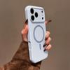 Магнитный чехол из жидкого силикона для iPhone 16/17 Pro Max - Полное покрытие, Защита от падений.