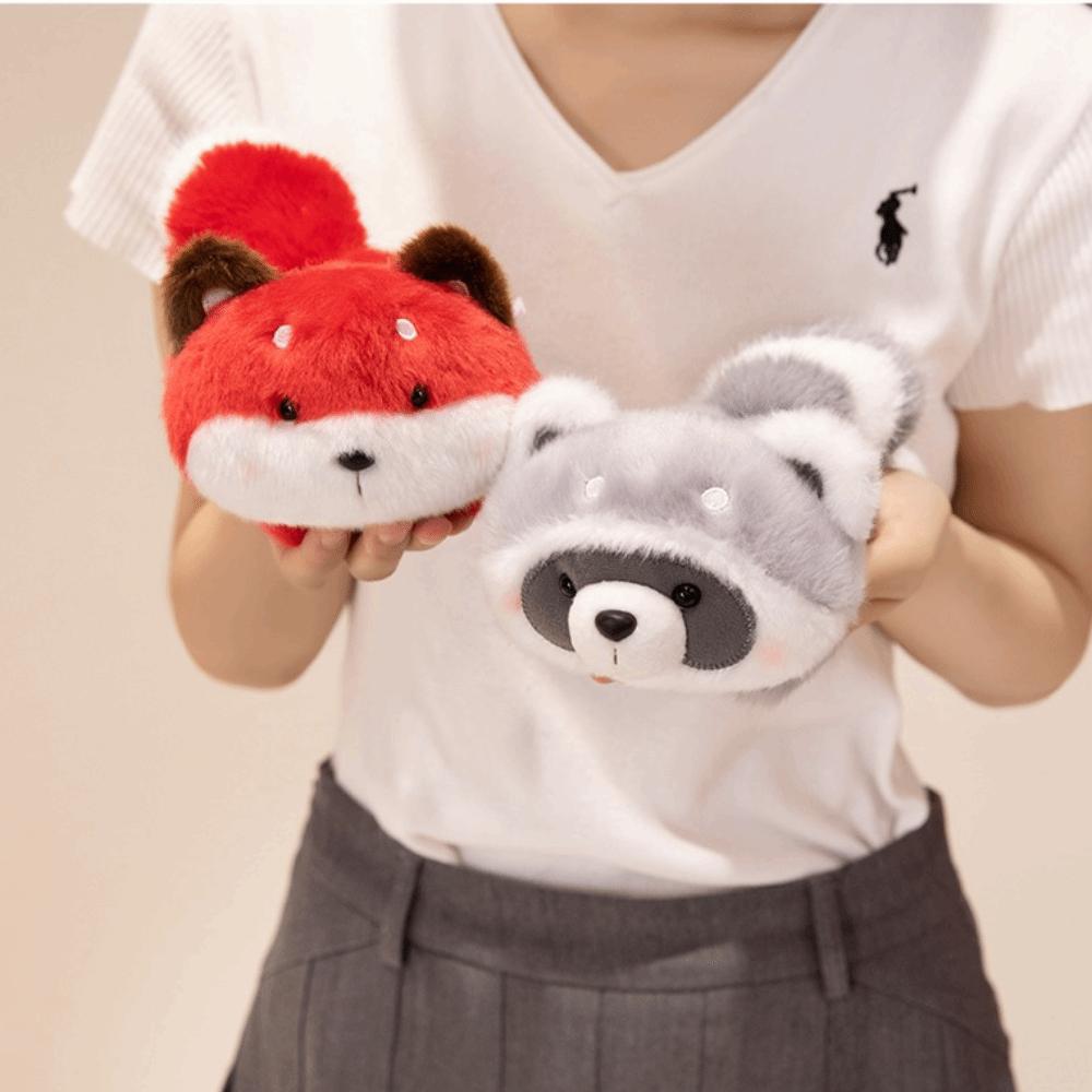 Scented Design Fridge Magnet Cartoon Style Raccoon Plush Cute Plush Doll Household