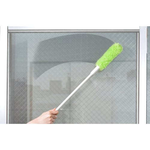 [Easy to access high places] Seiei Big Clean Replaceable Screen Door, Long Type, Green, 17642