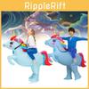 Blue Inflatable Unicorn Costumes Adults Child Christmas Halloween Dress Up Gift