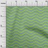 Cotton Flex Fabric Serpentine Stripe Printed Fabric 1 Yard 40 Inch