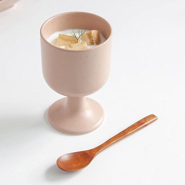 Nicot Wood Popo Teaspoon, 4 Pieces, Korean Popular Tableware