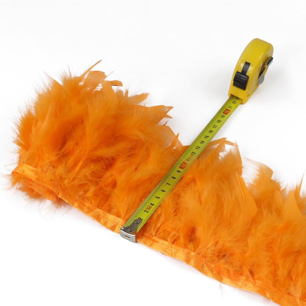 10 метров Красочная тесьма с бахромой из перьев индейки 10-15 см Лента для шитья одежды, украшения свадебного платья, тесьма, перья