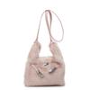 New Fashionable Korean Plush Women's Bag Cute Casual Solid Color Bag Student Small Bag Women's Messenger Daily Bag