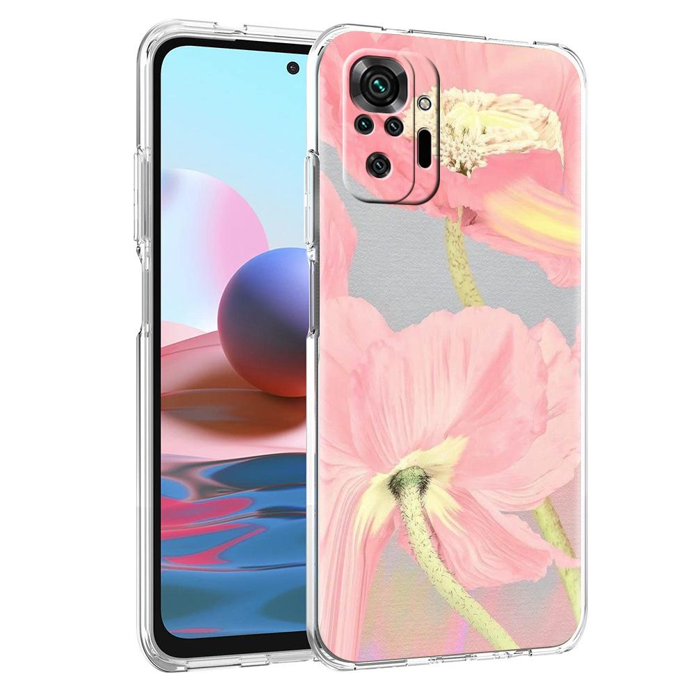 Чехол для телефона для Xiaomi Redmi Note 15 14 5G 13 12 10 11 Pro Plus 4G 14C 13C 12C Мягкий ТПУ чехол Цветок Милый Фея Рыба Картина