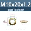 Yigu Durable Brass Flat Washers: M2-M12 Screws