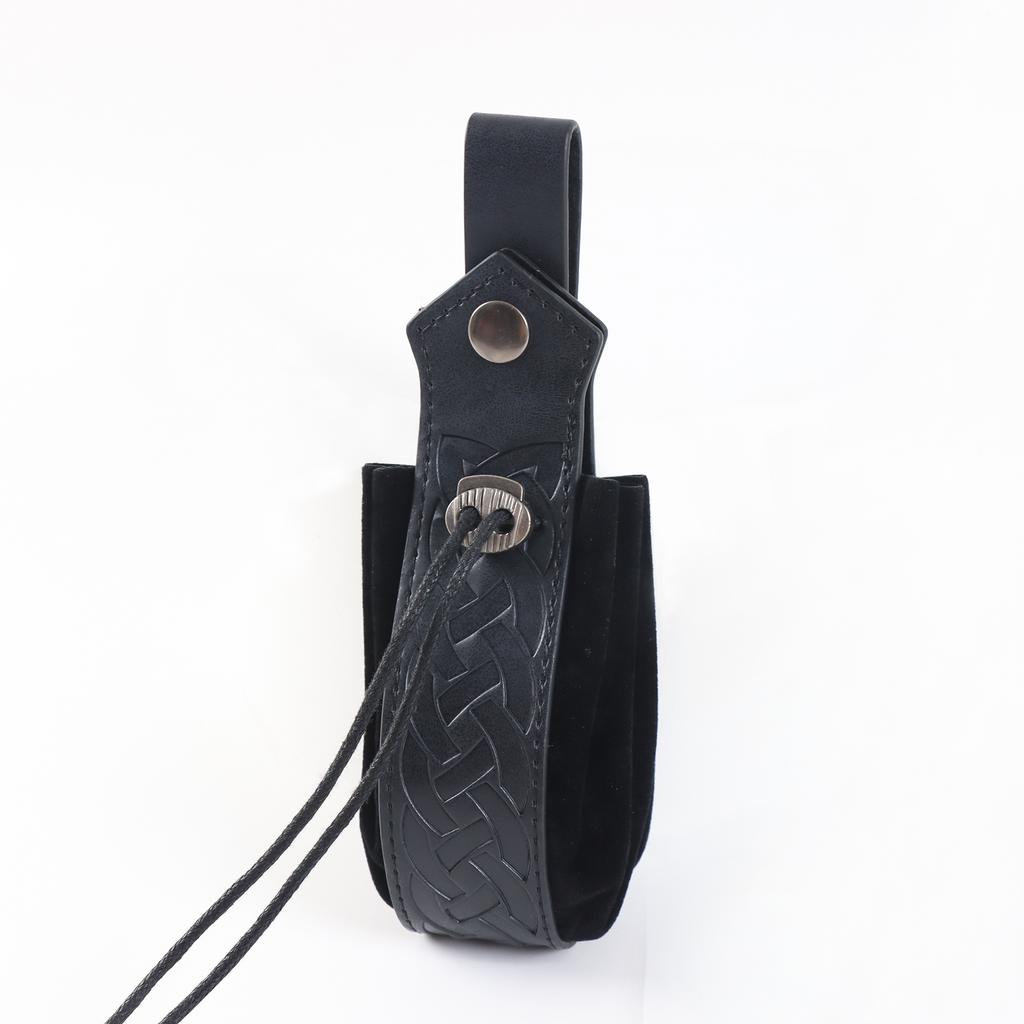 5PCS Halloween Costume Accessories Set Medieval Renaissance Knight Belt Viking Vintage Sac Cosplay Props Leather Waist Belt Set