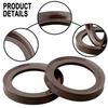 Set of 2 Oil Ring Seals Designed for PH65A Electric Pick Piston Rod Reliable Rubber Material for Efficient Operation