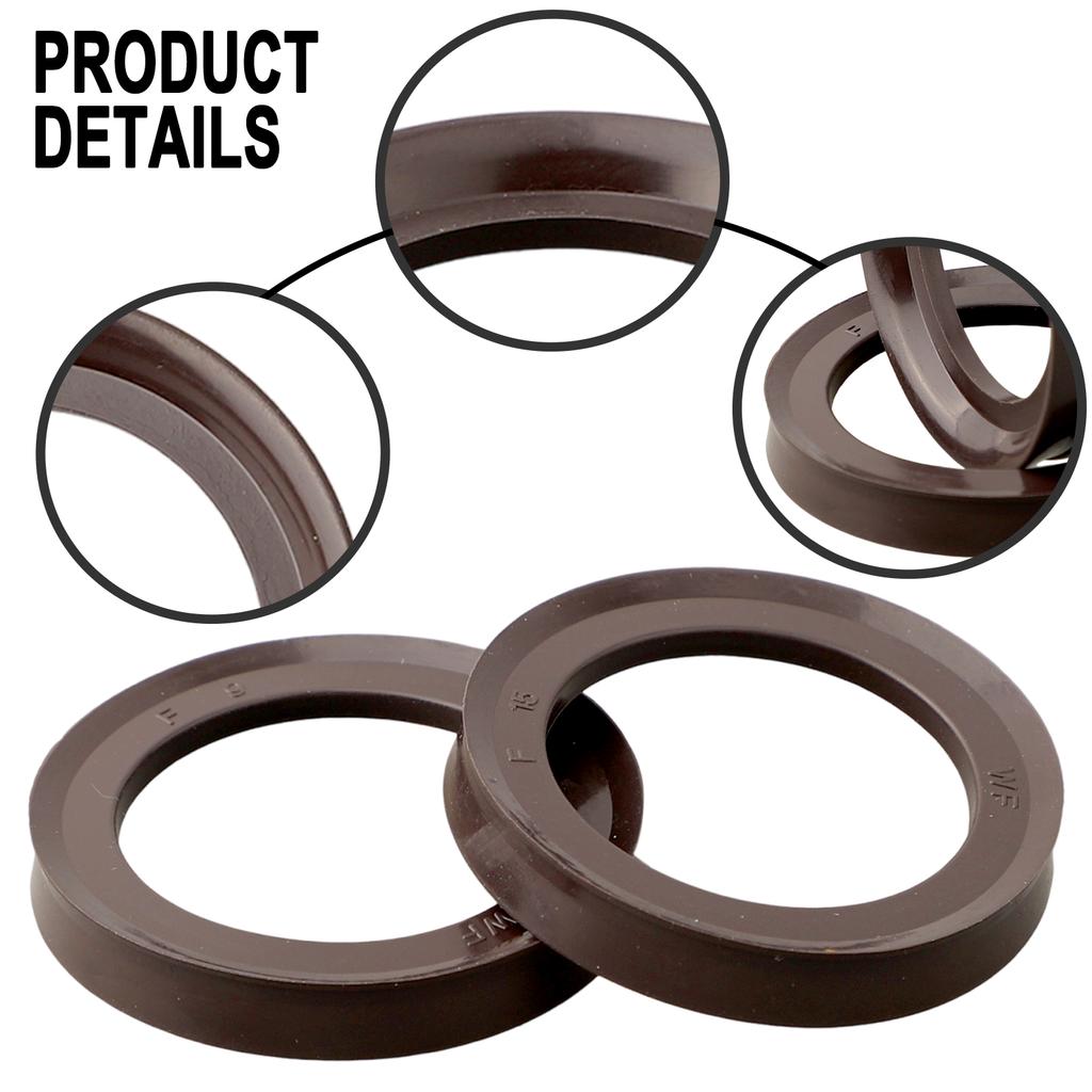 Set of 2 Oil Ring Seals Designed for PH65A Electric Pick Piston Rod Reliable Rubber Material for Efficient Operation