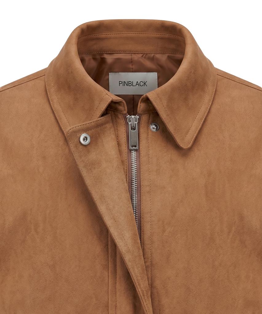 PINBLACK Oversized Suede Blouson Jumper