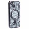AR Series For iPhone 15 Magnetic Case Electroplating Soft TPU Cover Compatible with MagSafe