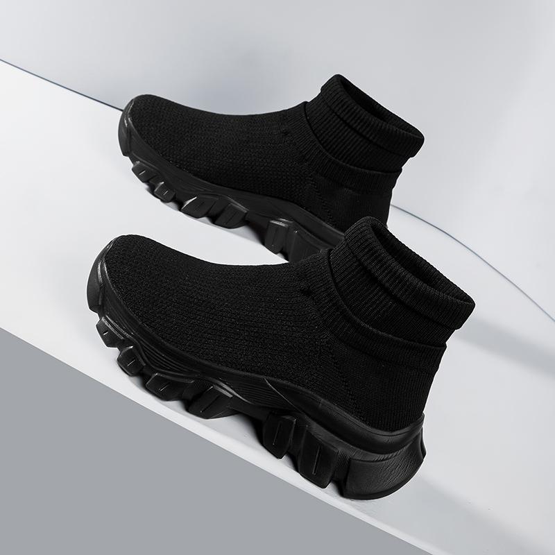 HOHO FAIR Socks Sneakers Women Athletic Shoes Mens Breathable High Top Running Shoes