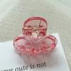 Korean mini candy clip sweet and cute small hairpin transparent solid sweet cool wind broken hair accessories