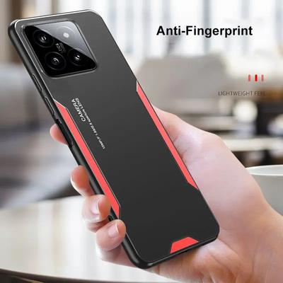 Для Xiaomi 14T Pro 14 T алюминиевый сплав металлический жесткий чехол для Xiaomi Mi 13T 14Tpro матовый чехол силиконовый противоударный полный защитный чехол для камеры телефона