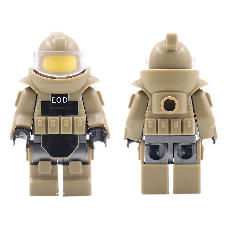 World War Ii Building Block Doll Military Toy Accessories Parachute Weapon Piece Equipment