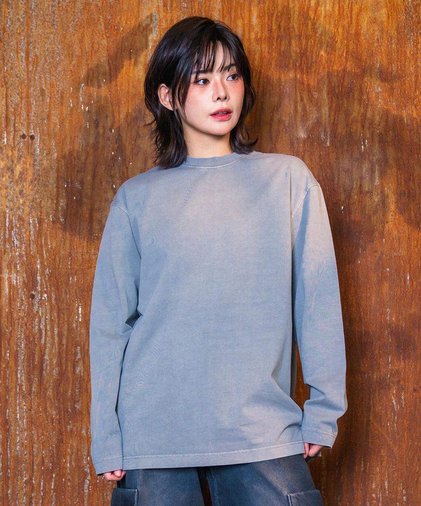 QUTON Essential Pigment Long Sleeve T-Shirt 3 Colors