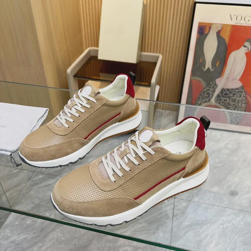 BC Summer Sports Мужские сетчатые кроссовки с толстой подошвой в цветных блоках