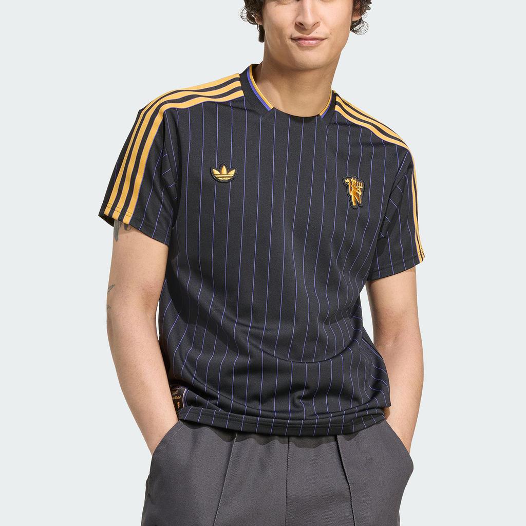 adidas Оригинальная летняя мужская и женская футболка с коротким рукавом и логотипом Trefoil для футбола JN2818