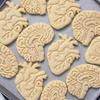 Human Organs Cookie Cutter Heart Brain Shape Fondant Icing Biscuit Mold Party Cake Decoating Baking Tools Kitchen Accessories
