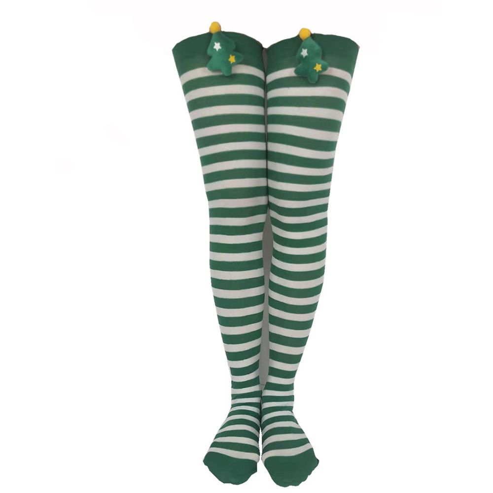 Bow Party Accessories Long tube Stockings Knee socks Christmas