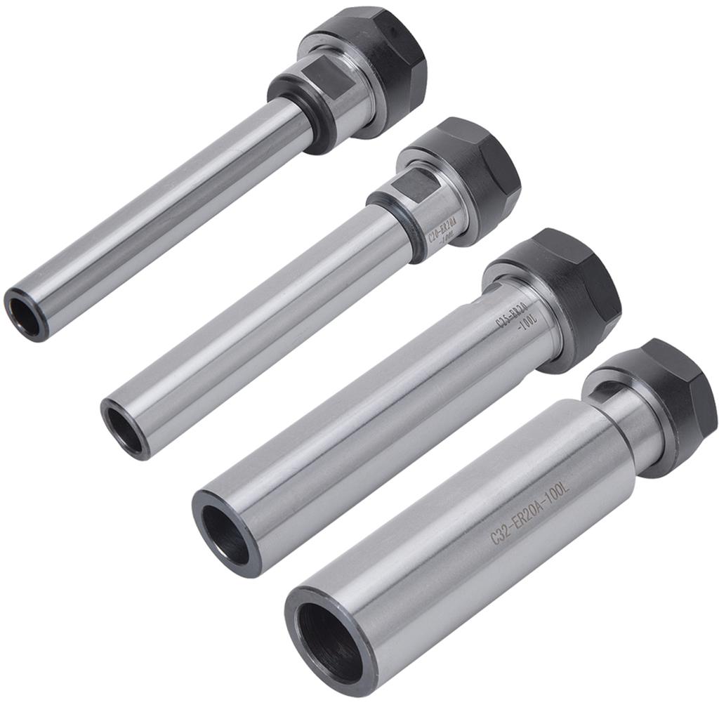 Держатель цангового патрона, фрезерный резец, прямой удлинитель ER20A-100L, длина 100 мм