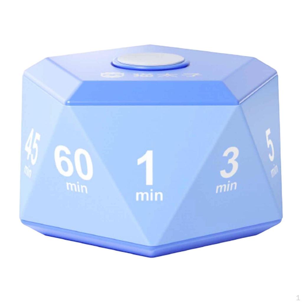 Детский кубический таймер Менеджер времени для учебы Пользовательская настройка времени Многофункциональный для кухни, класса