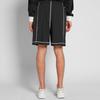 adidas Originals X Alexander Wang Шорты повседневные с логотипом с эффектом потертости, ретро-строчкой, мужские, черные DT9497