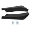 2 Pcs Car Rear Bumper Lip Anti Crash Spoiler Canard Diffuser Wrap Angle Splitter