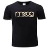Мужская хлопковая футболка черная футболка Синтезатор Moog костяная футболка БРЕНД MOOG футболка мужская ВЕРХ