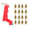 100 Pcs Track Spikes Carbon Steel Track And Cross Country Shoe Spikes with Spike Wrench for Sprinting Sports Running Shoes