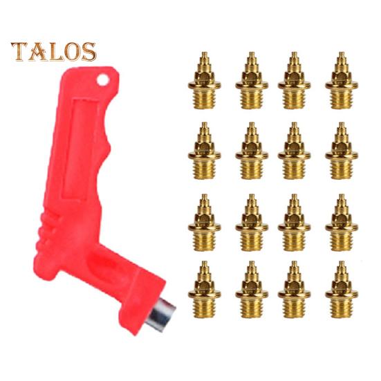 100 Pcs Track Spikes Carbon Steel Track And Cross Country Shoe Spikes with Spike Wrench for Sprinting Sports Running Shoes