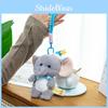 Hat Sleeping Cute Bow Cartoon Elephant Plush Toy Pendant For Decoration Bag
