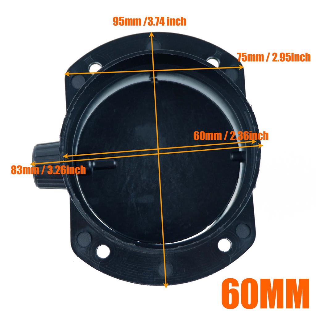 60 мм 75 мм клапан заслонка регулируемый воздуховод дизельный нагреватель вентиляционный воздуховод разветвитель выхлопной трубы выход соединитель соединитель для автомобиля