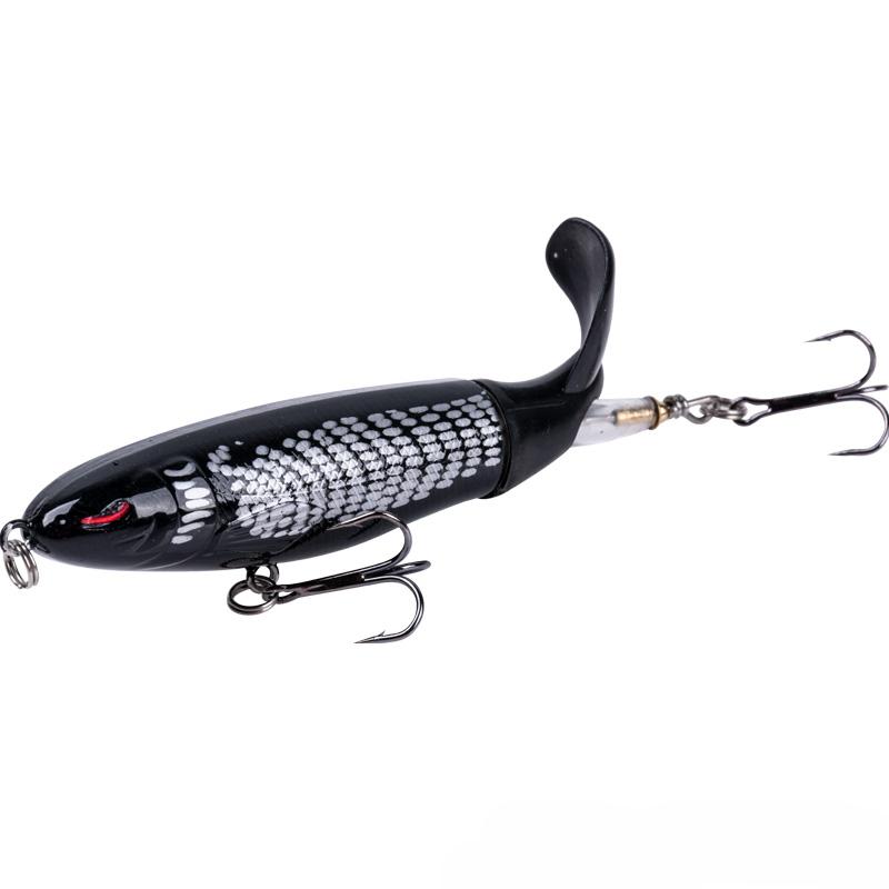 Whopper Popper Lure Pencil Propeller Bait Topwater FIshing Lure Blowups Baits Rotating Tail Fishing Tackle Crankbait Wobblers Hard Bait Lure Tractor