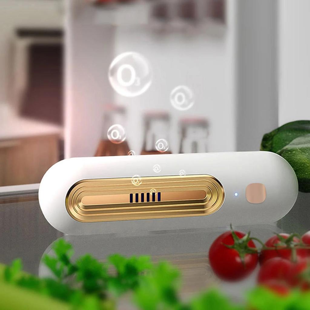 Ozone Refrigerator Deodorizer Sterilizer Air Freshener Odor Eliminator Fridge Air Cleaner For Fruit Vegetable