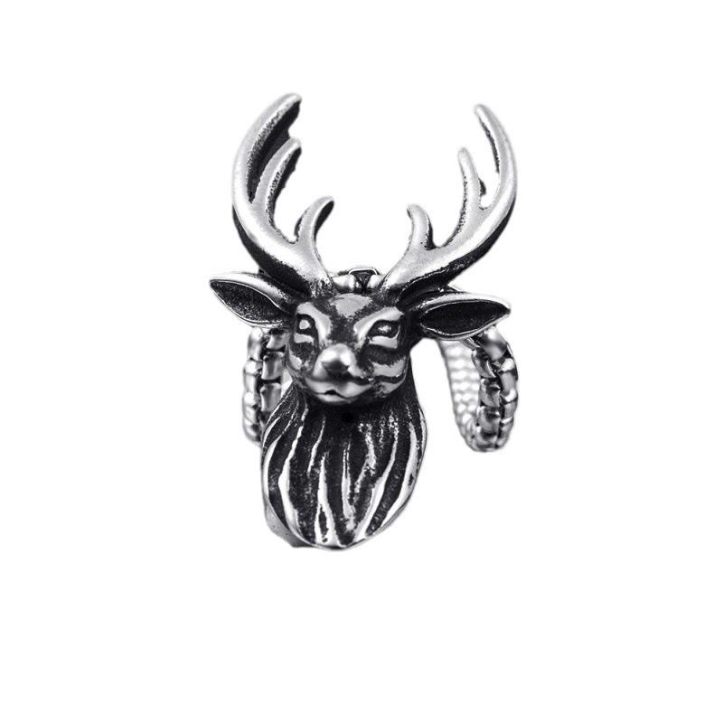 Ретро Подвеска в виде головы оленя - Женские рождественские украшения с животными