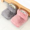 Winter Electric Foot Heating Pad USB Charging Soft Plush Washable Foot Warmer Heater Improve Sleeping Household Foot Warming Mat