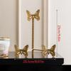 Vintage Design Butterfly Zinc Zinc Alloy Plate Stand Elegant Tabletop Display Stand  Living Room Decor