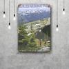 glacier national park Funny Bar Metal Sign Retro Plaque Vintage Sign Alcohol Drinker Pub Club Kitchen Wall Decoration