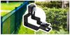 Clamp 40/60 Black 9005 Corner Set