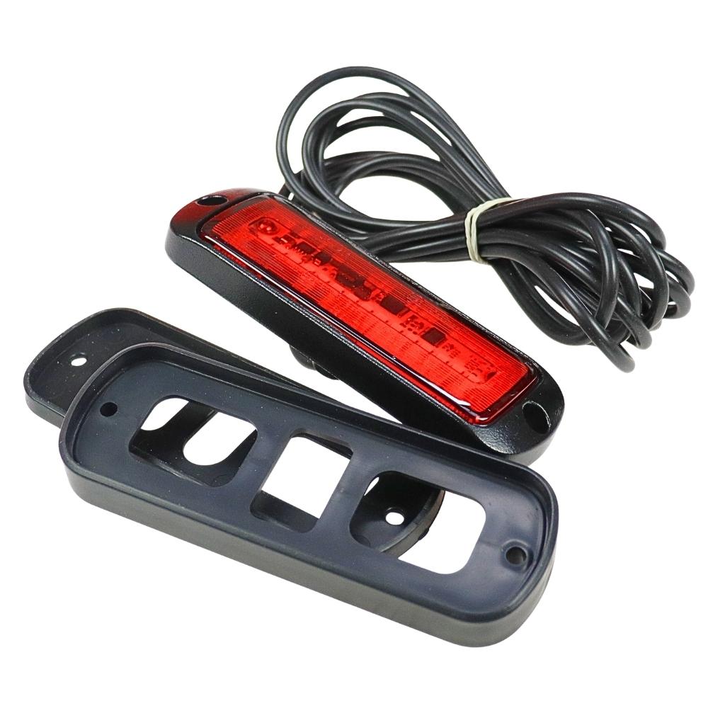 LED warning lamp 12-24V flashing IP6 2065E WAŚ