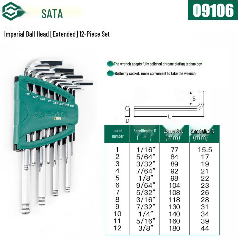 Набор SATA Torx и метрических шестигранных ключей